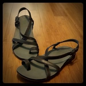 Chaco Dora Leather Strapy Sandals